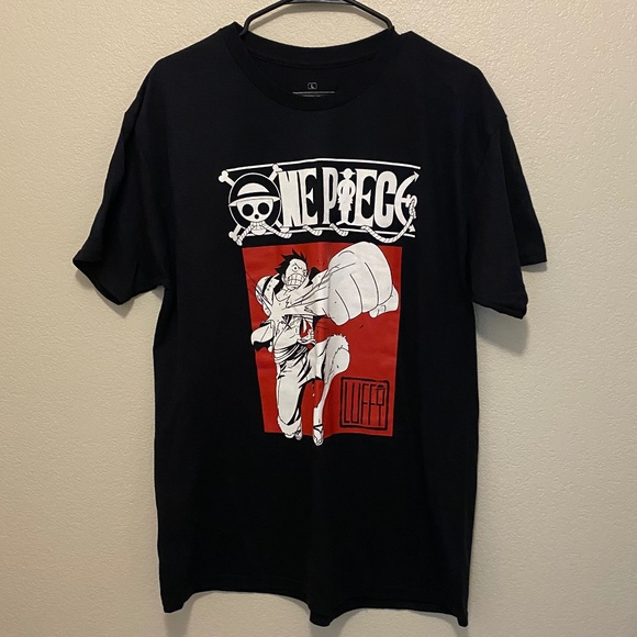 One Piece Other - One Piece Black Graphic Tee Shirt Large